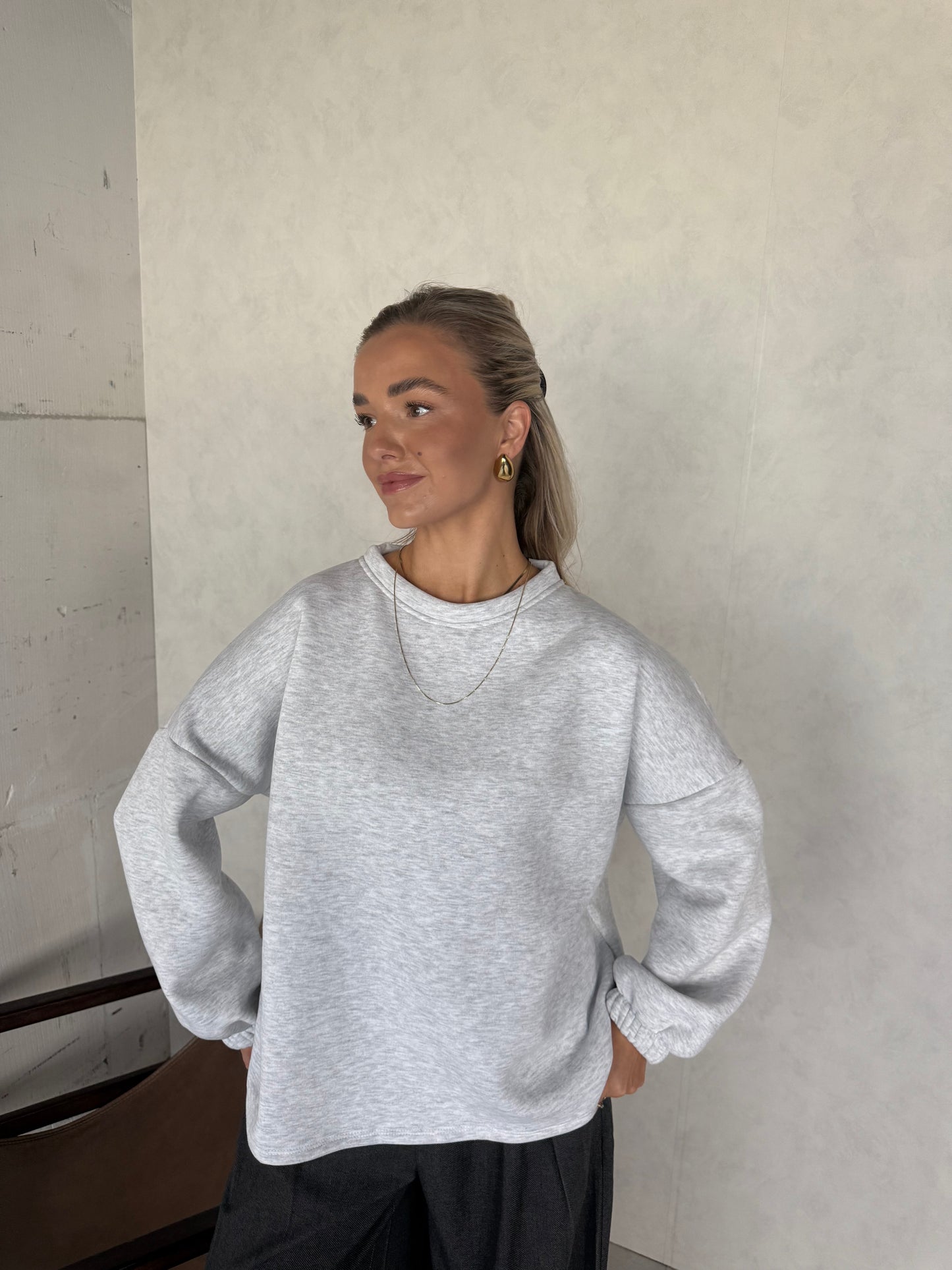 Trui Noeloe comfy grijs