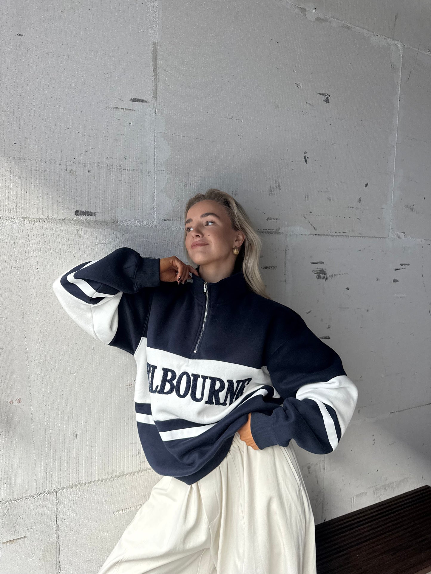 Trui blauw melbourne