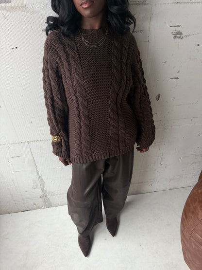 Kabeltrui bruin