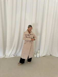 Winterjas crème