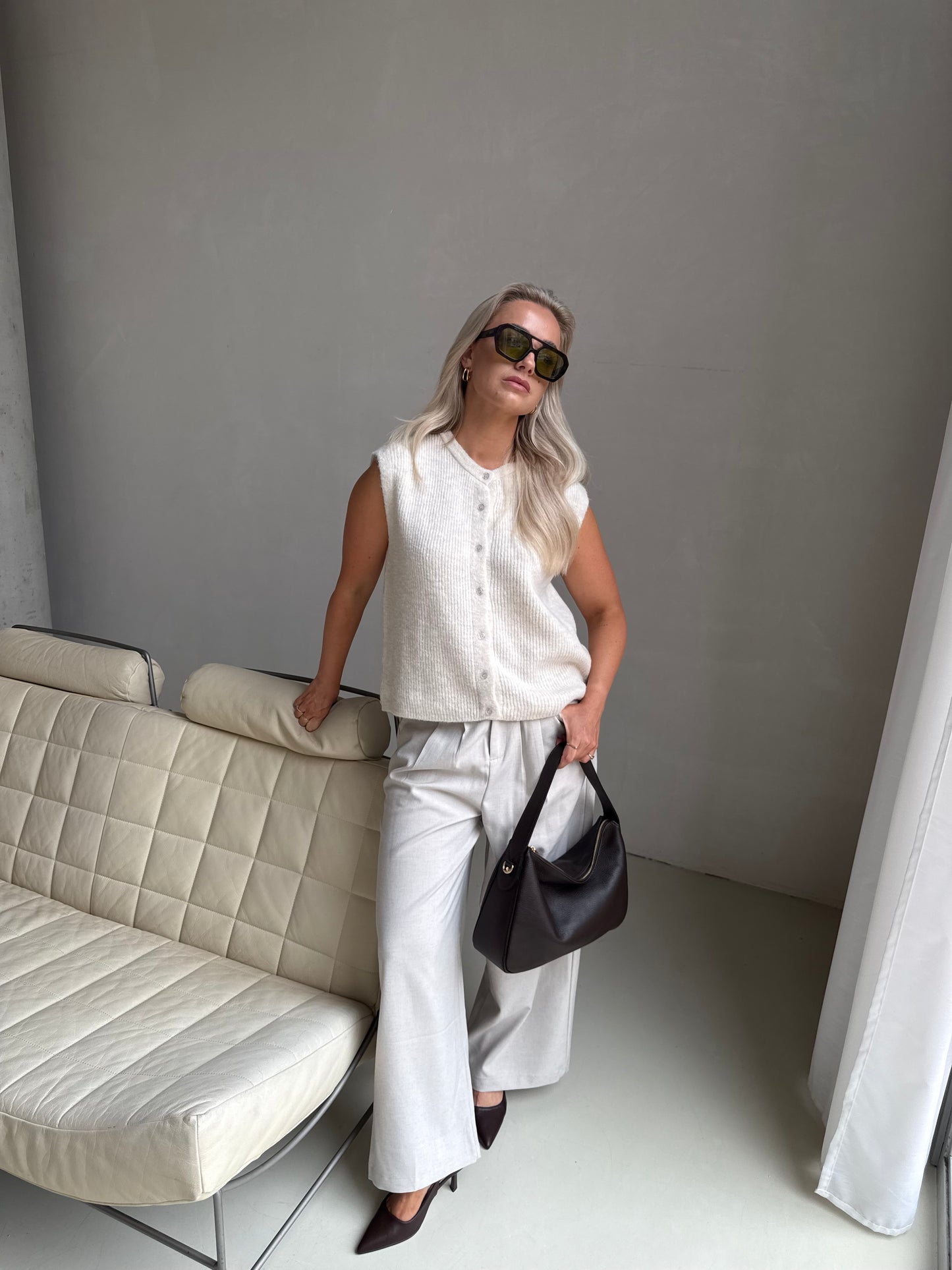 Gilet crème