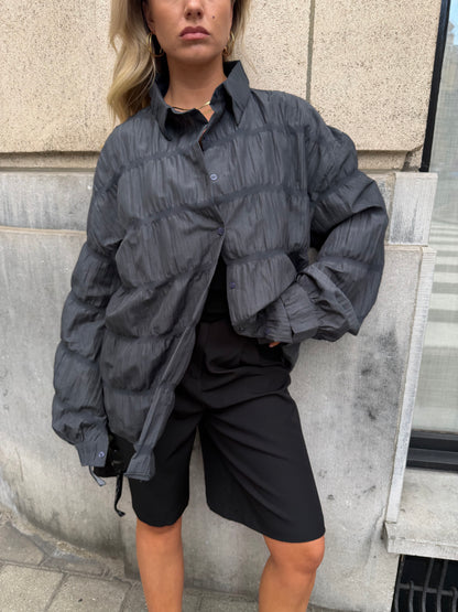 Grijs oversized blouse