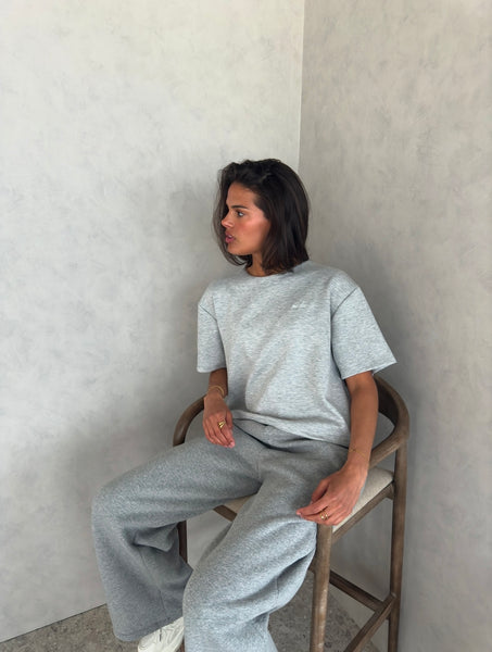 Noeloe t-shirt licht grijs