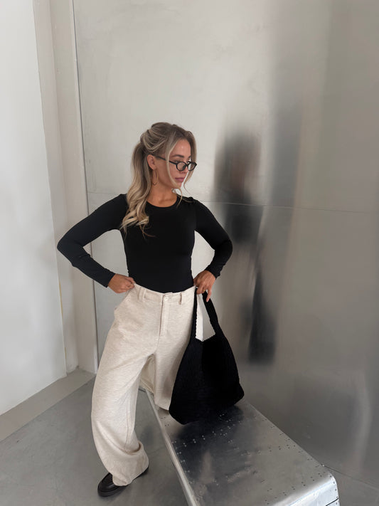 Longsleeve body zwart