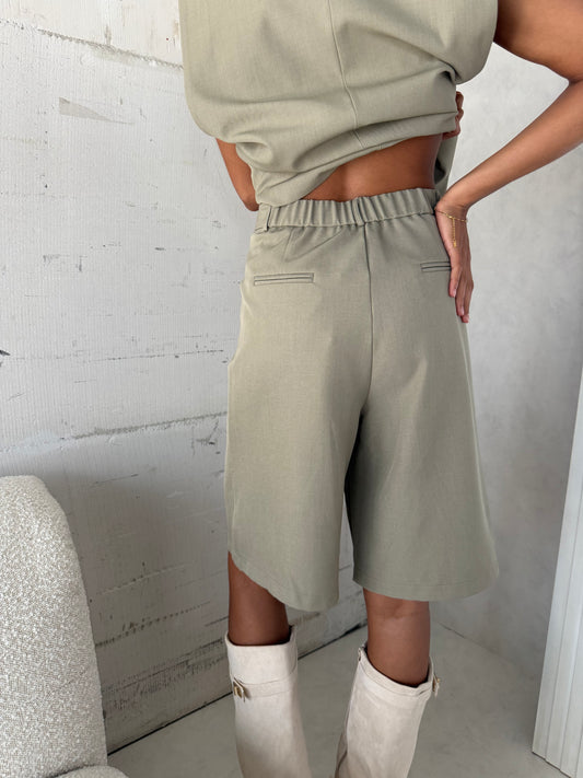 Korte pantalon green