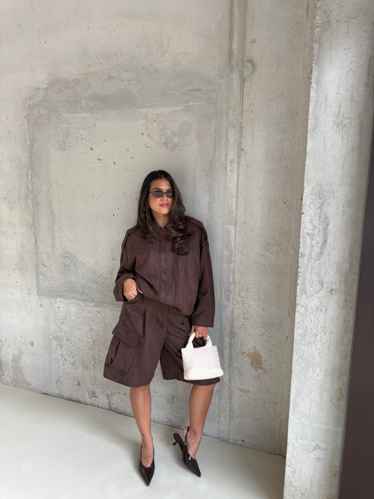 Jacket suède