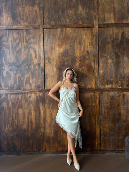 Jurk crème with detail