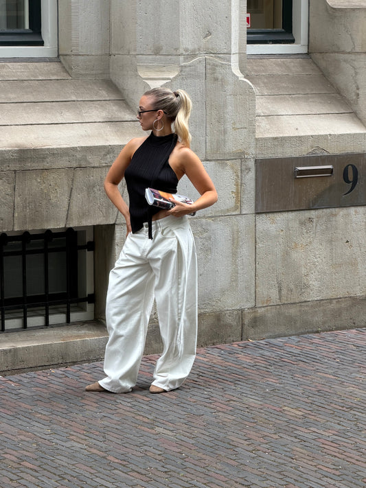 hals top zwart