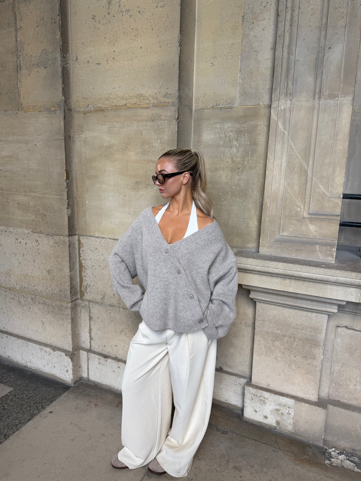Pantalon creme