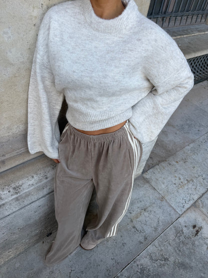 Trui gebreid beige