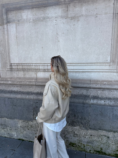 Jack beige hoge hals