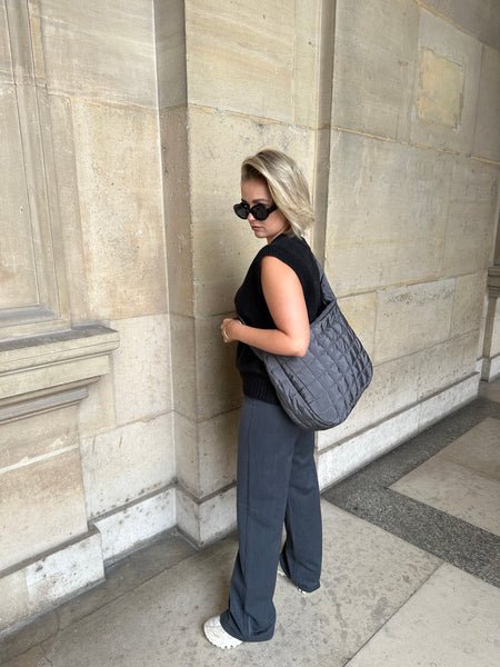 crossbody tas grijs