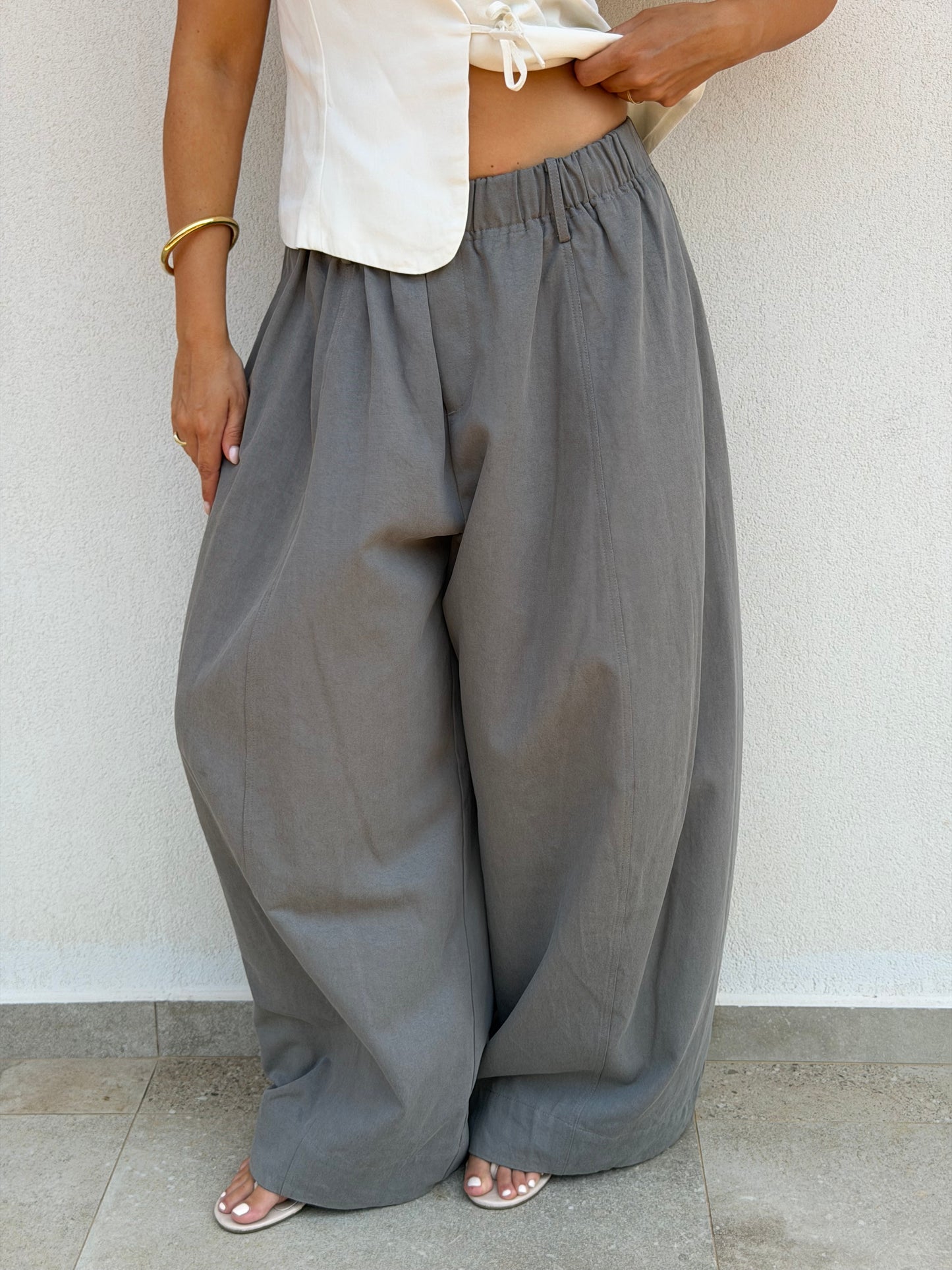 Ballon broek grey