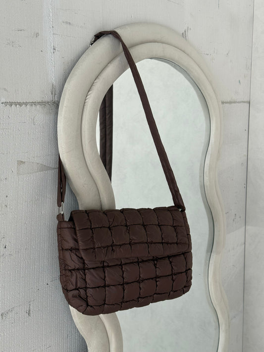 Tas met vierkant bruin