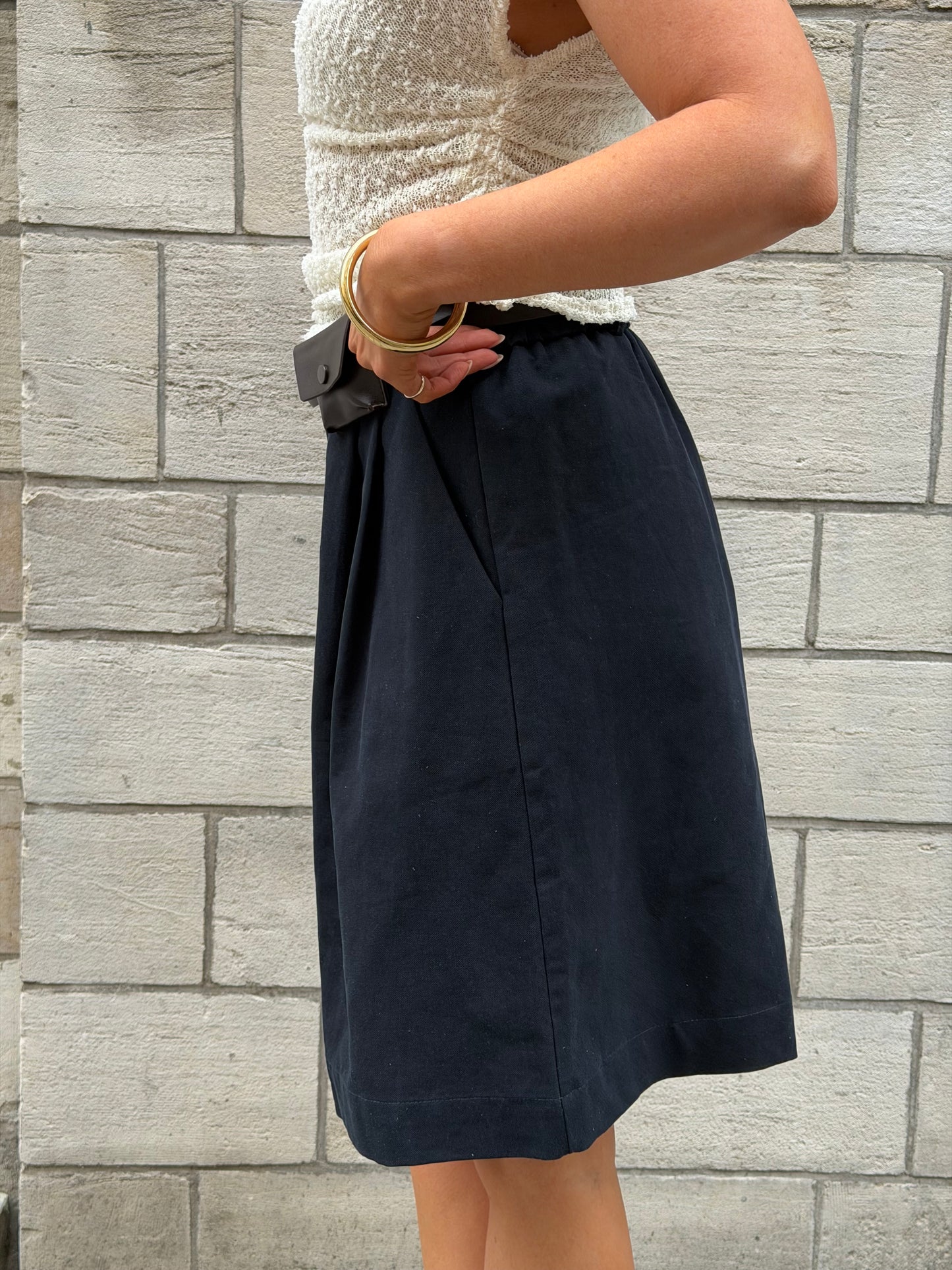 Short blauw