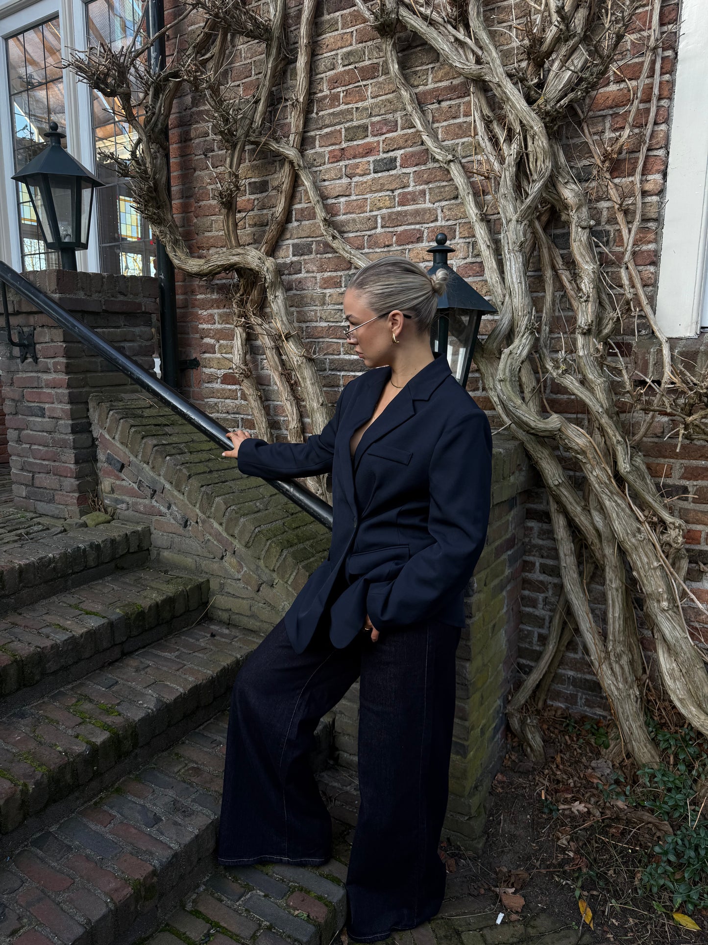 Colbert donker blauw