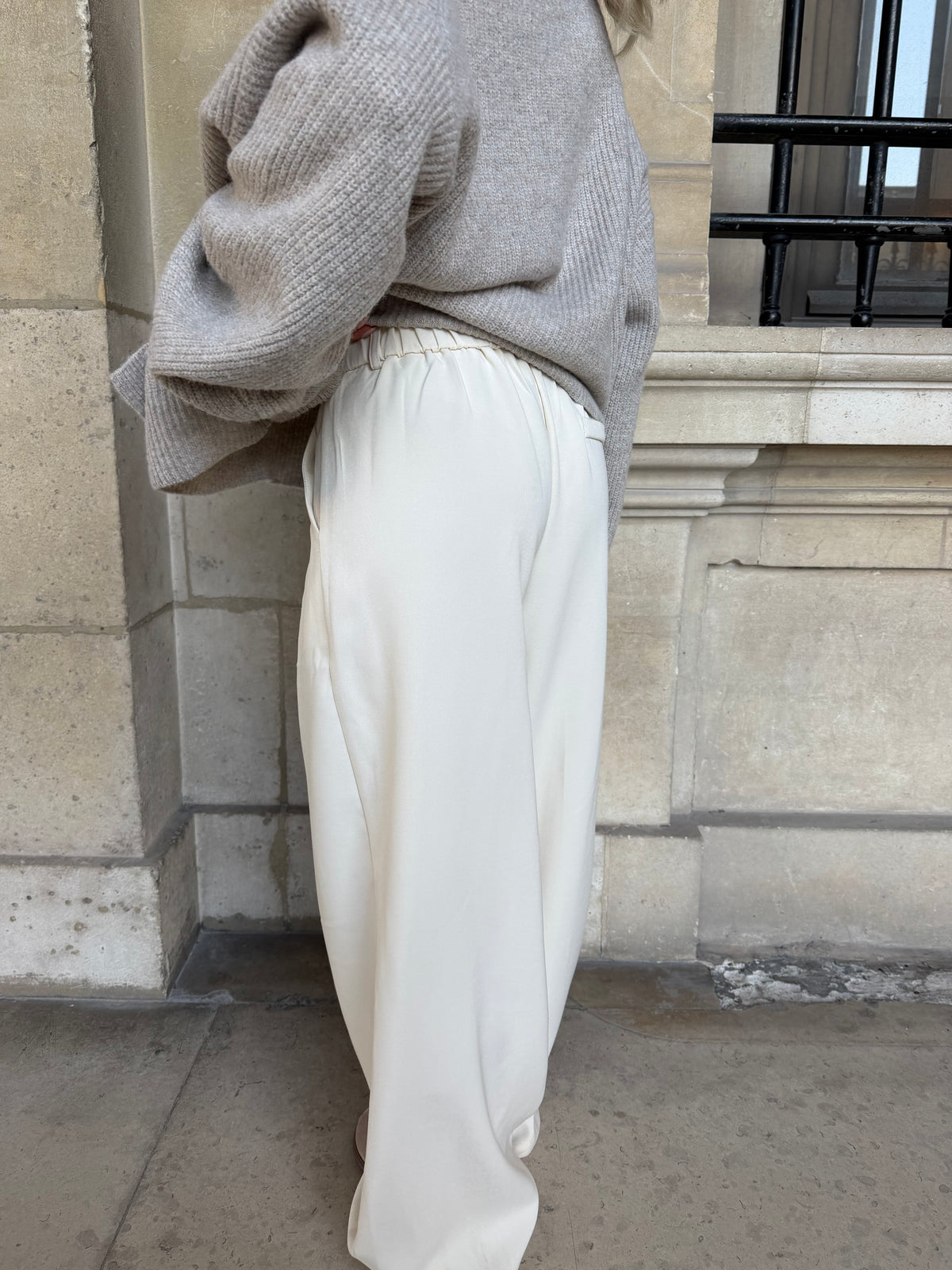 Pantalon creme