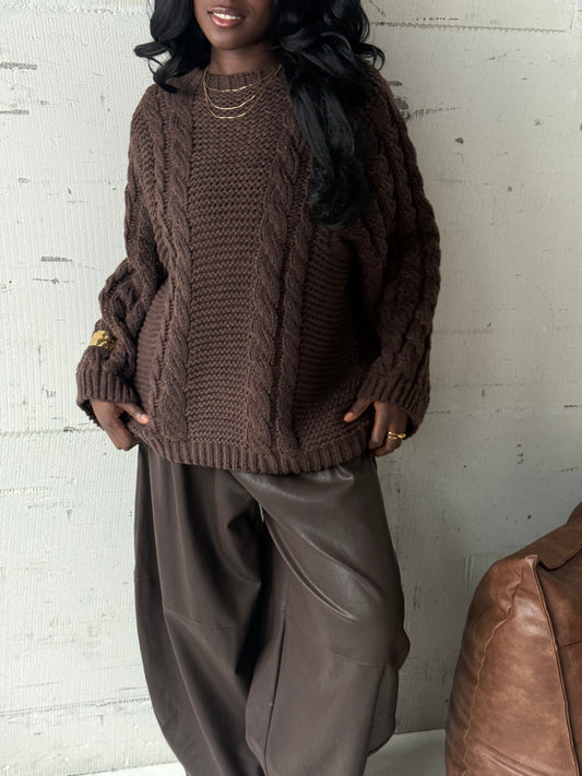 Kabeltrui bruin