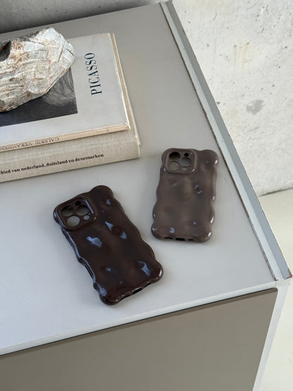 Hoesje bubbel taupe