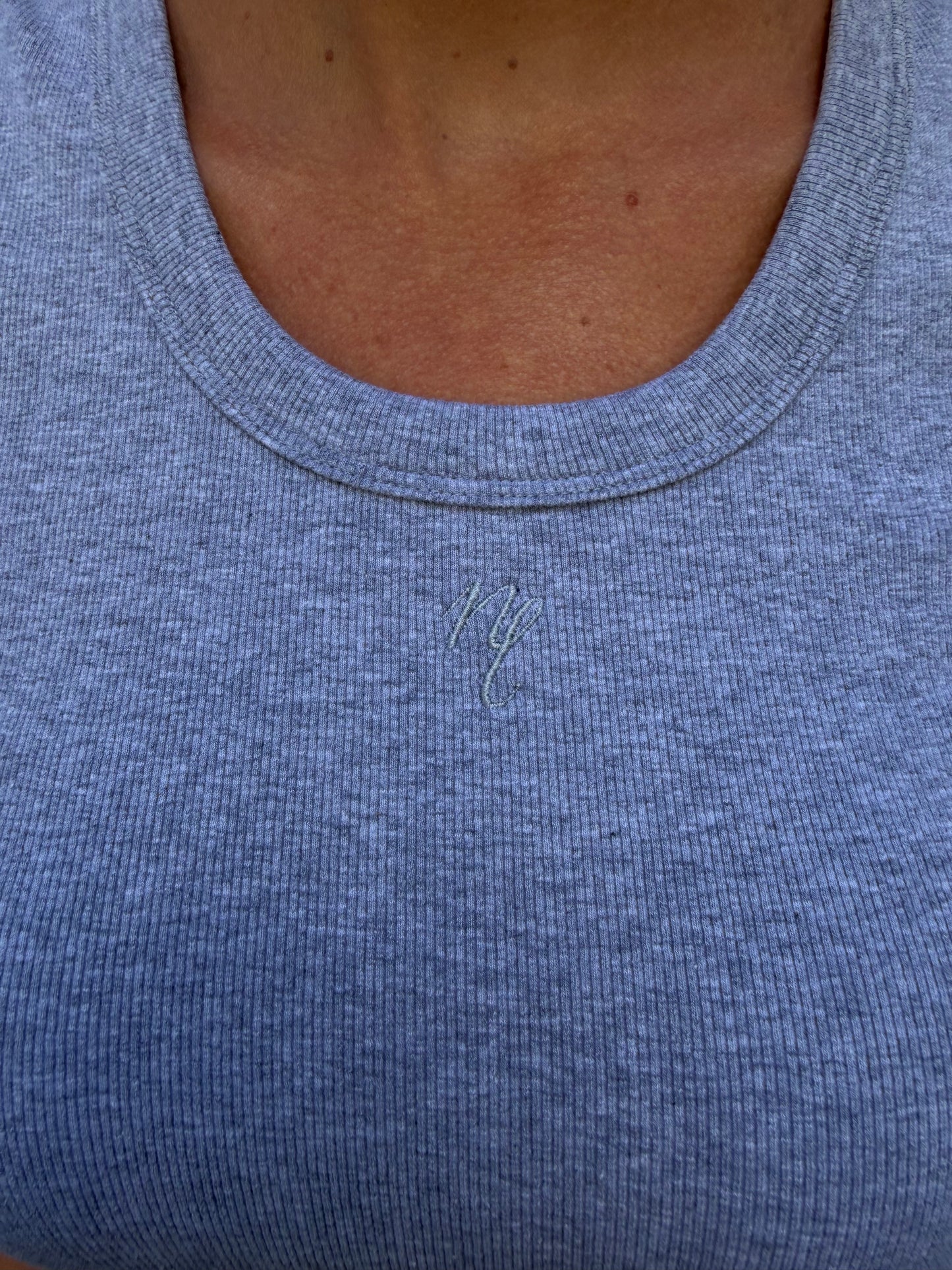 Noeloe tanktop grijs