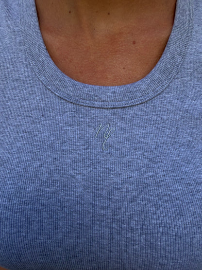 Noeloe tanktop grijs