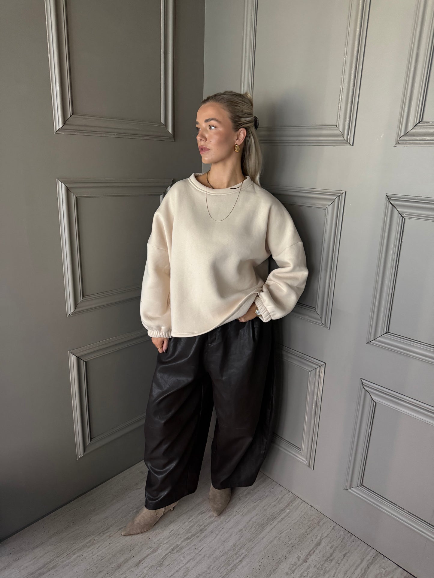 Trui Noeloe comfy beige