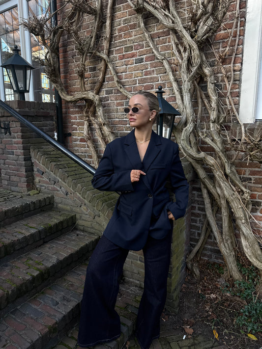 Colbert donker blauw