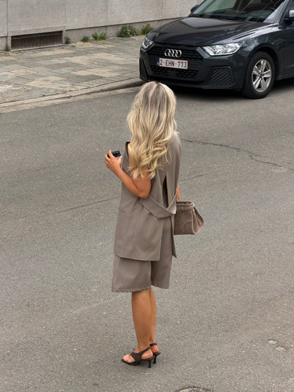 Gilet taupe