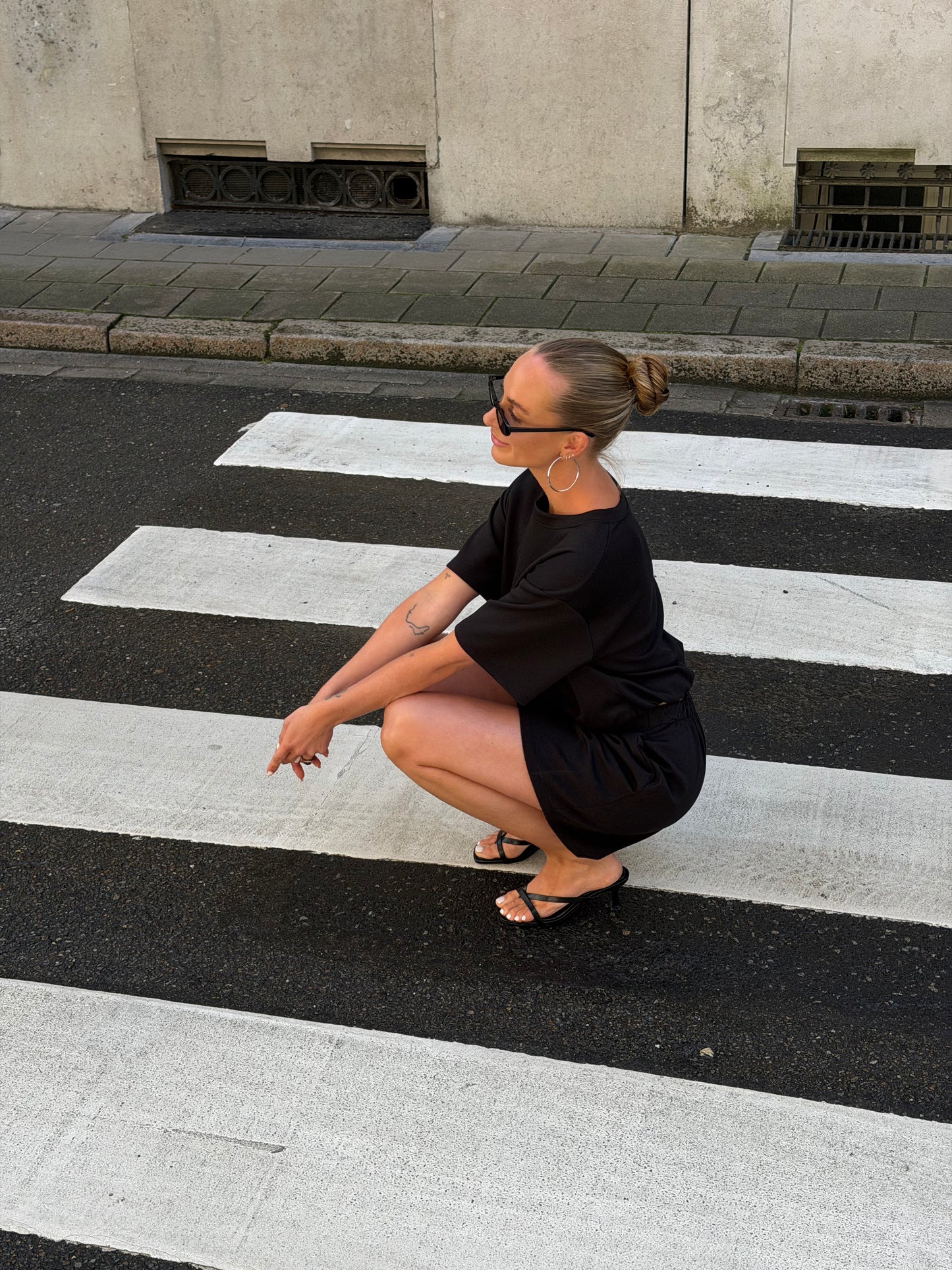 Zwarte jogging set