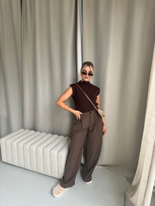 Pantalon bruin