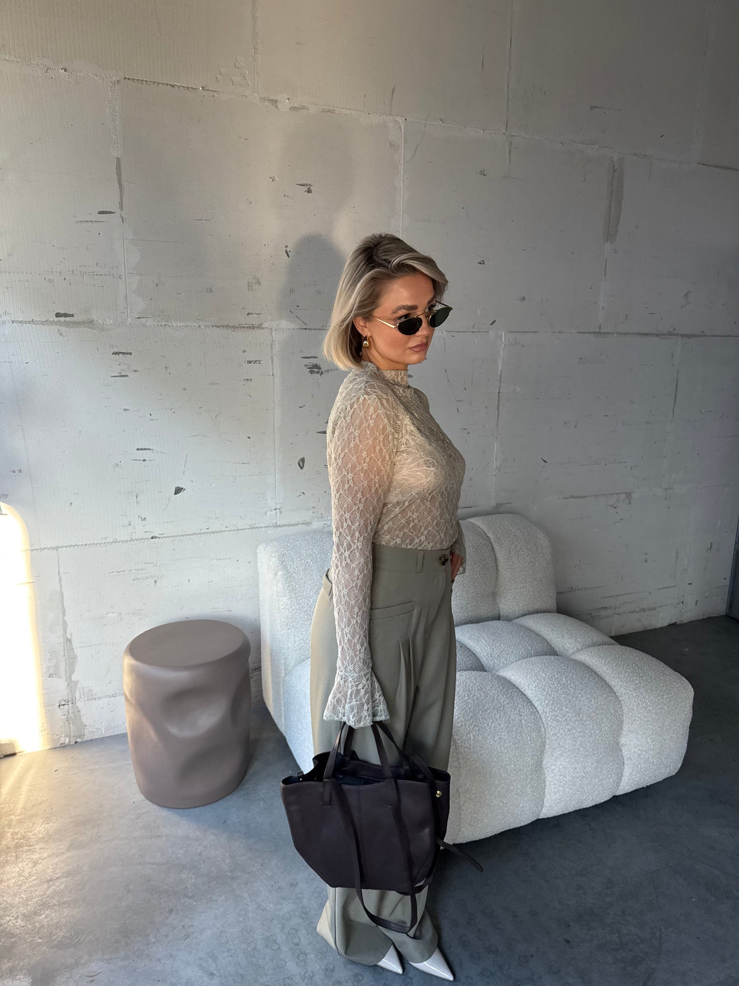 Khaki trousers