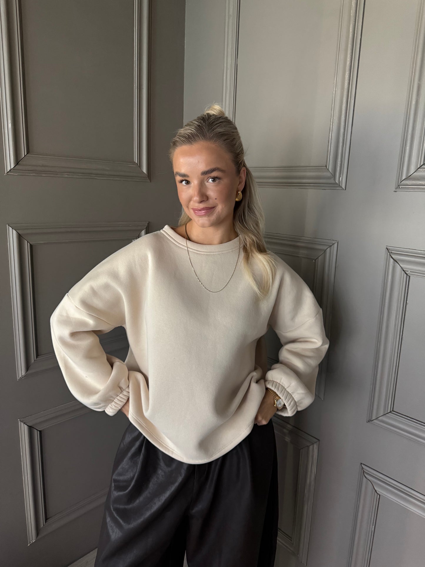 Trui Noeloe comfy beige