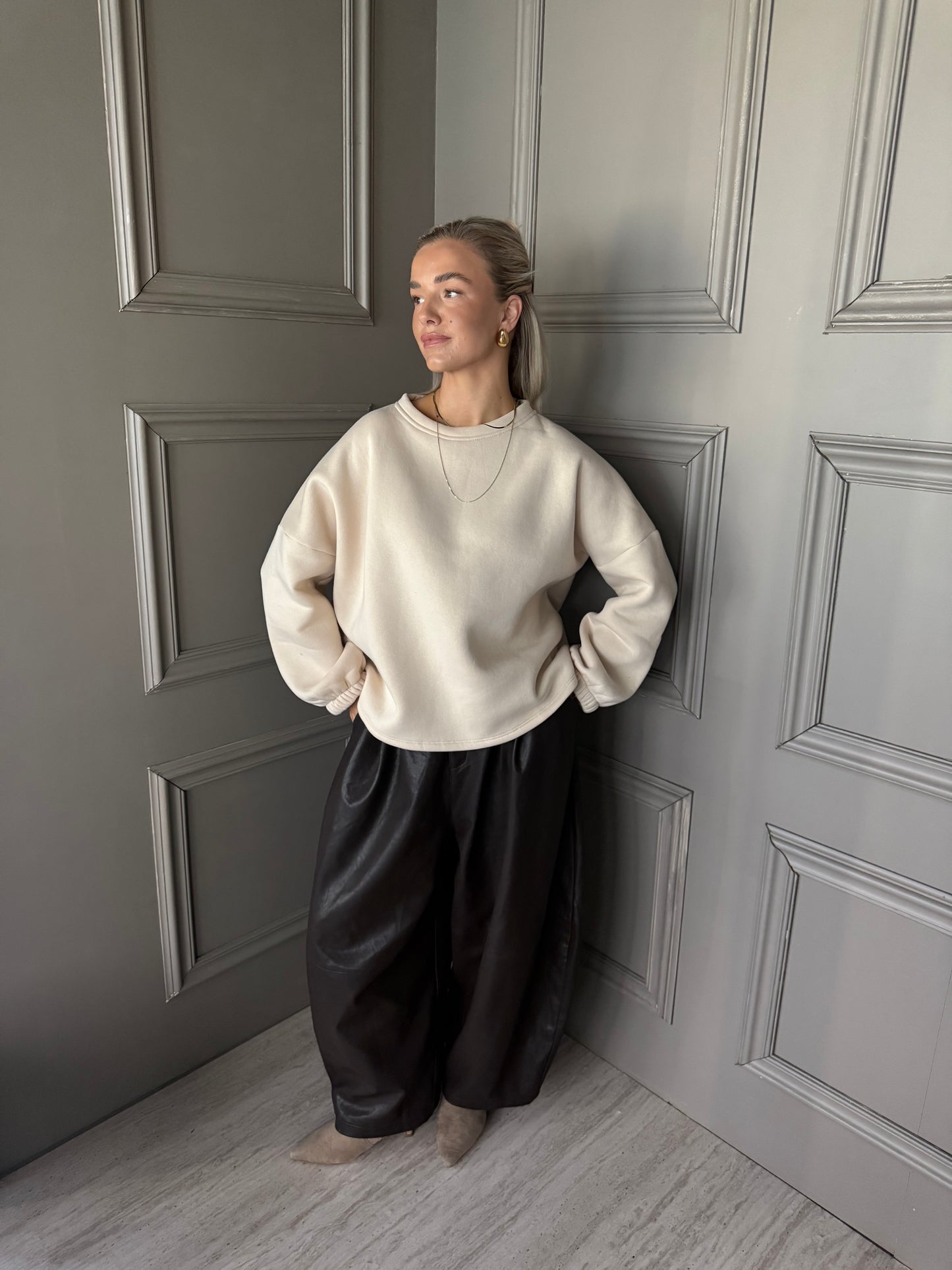 Trui Noeloe comfy beige