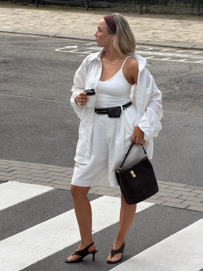Witte oversized blouse