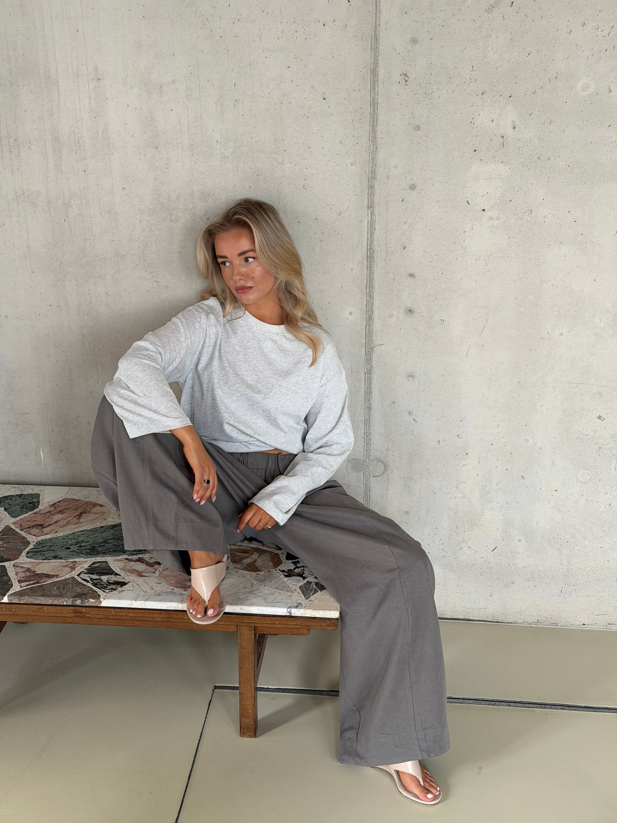 Noeloe longsleeve grijs