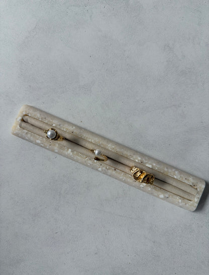 Ring pearl double