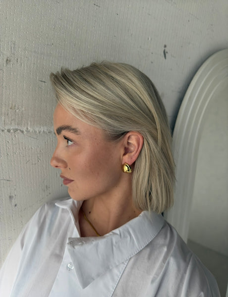 Oorbel driehoek luxe