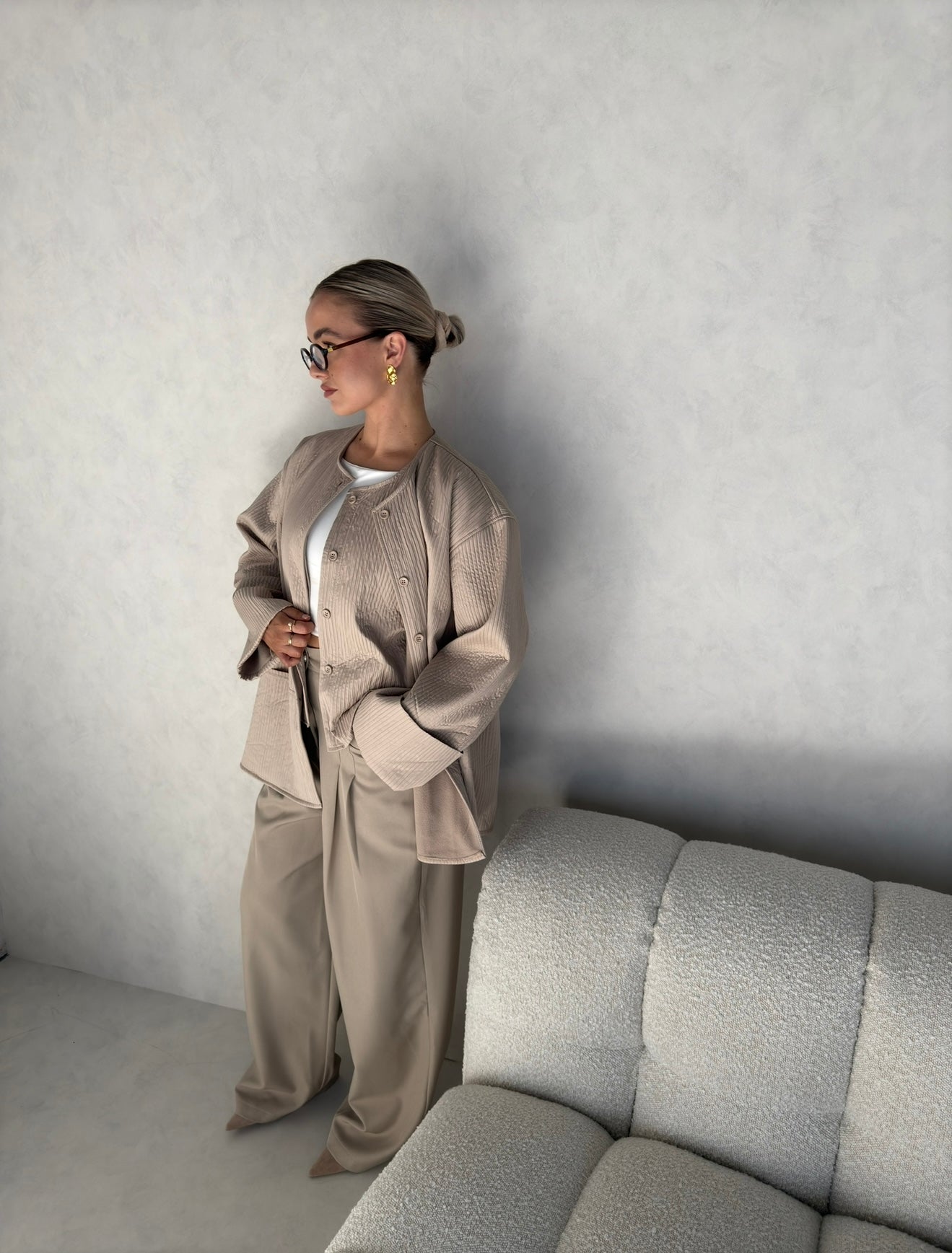 Jacket taupe
