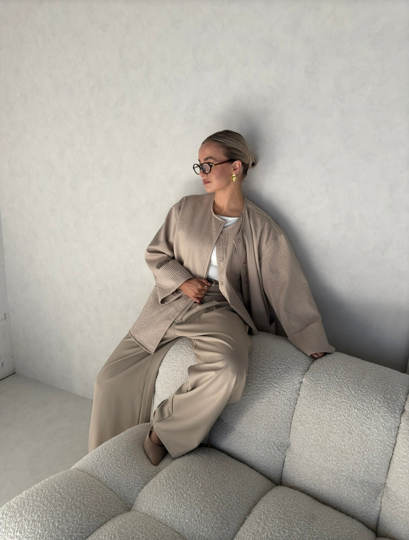 Jacket taupe