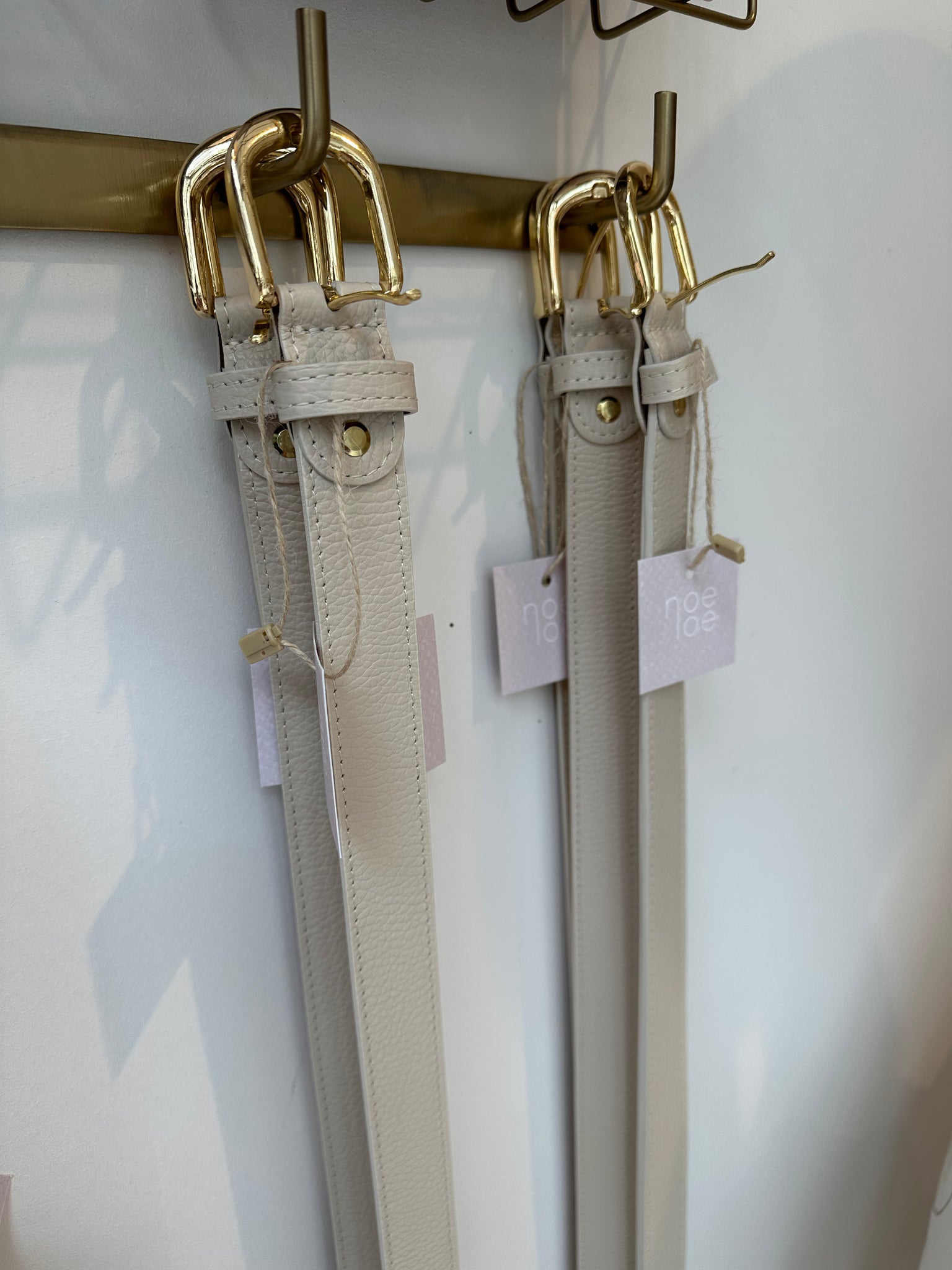 Beige riem
