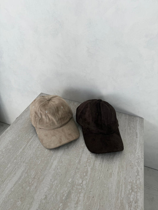 Pet bruin/beige suède