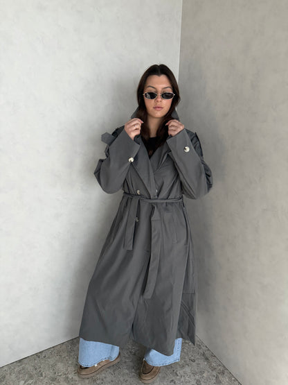 Trenchcoat grijs