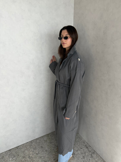 Trenchcoat grijs