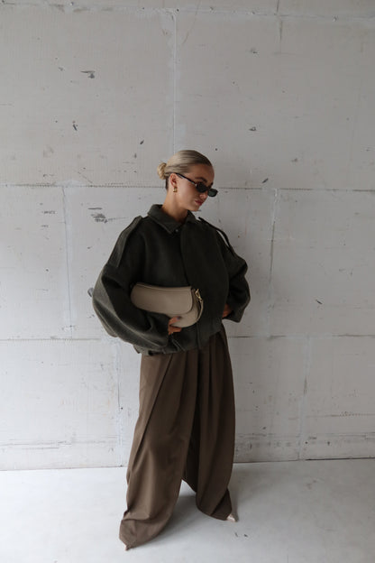 Bomber green/grey