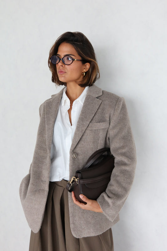 Blouse noeloe wit