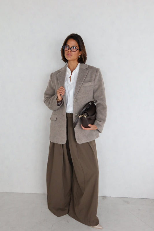 Blouse noeloe wit