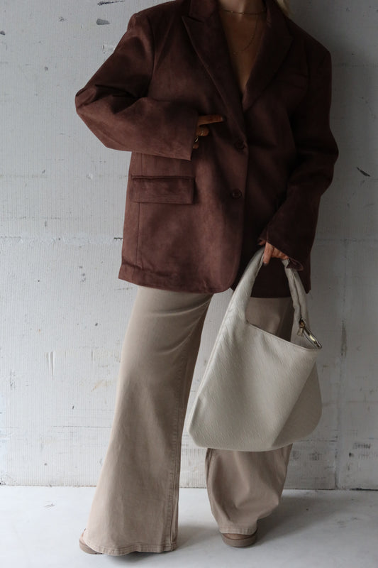 Beige tas