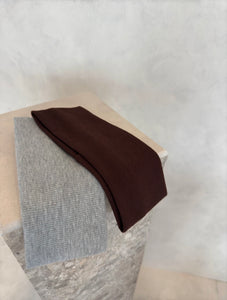 Haarband rib grijs