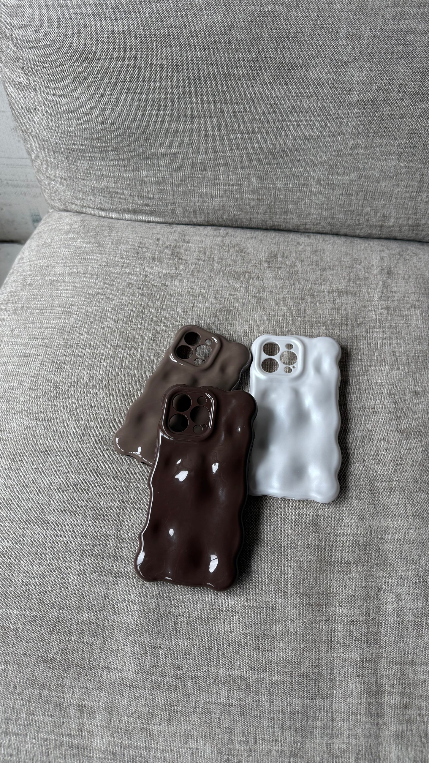 Hoesje bubbel brown