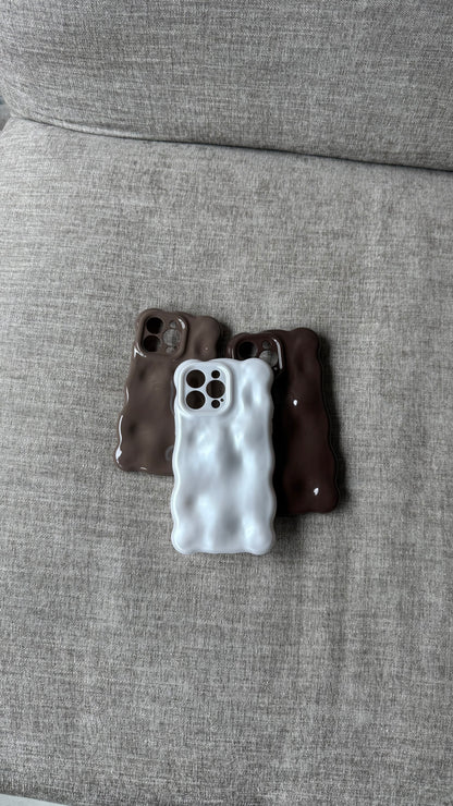 Hoesje bubbel parelmoer